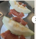 Melão com presunto